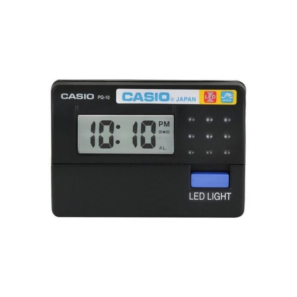 Casio PQ-10-1R Mini Seyahat Ertelemeli Beep Alarm Işıklı 12/24 Saat Dilimi Özellikli Masa Saati