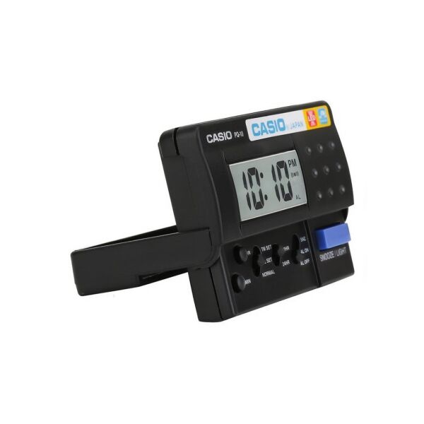 Casio PQ-10-1R Mini Seyahat Ertelemeli Beep Alarm Işıklı 12/24 Saat Dilimi Özellikli Masa Saati