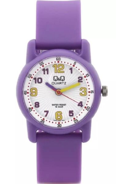 Q&Q VR41J001Y Galaksi Desenli Silikon 10 Atm Su Geçirmez Çocuk Kol Saati