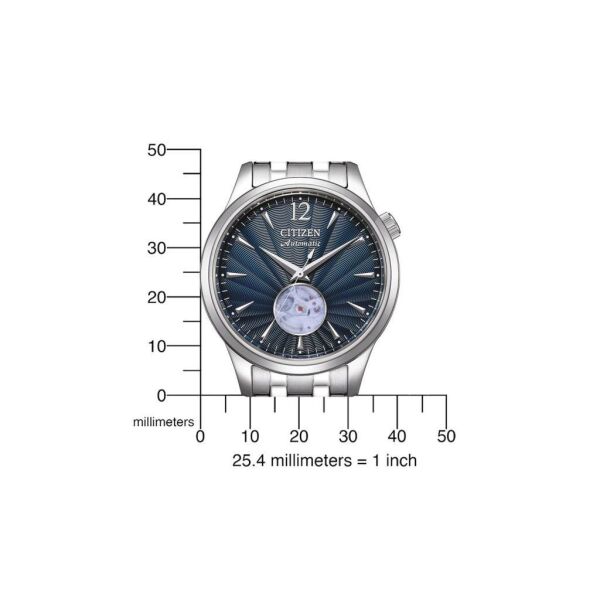Citizen Mechanical Open Heart NH9131-73L Otomatik Erkek Kol Saati