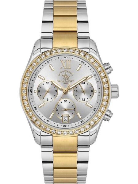 Santa Barbara Polo & Racquet Club SB.1.10579-3 Fonksiyonlu Kadın Kol Saati