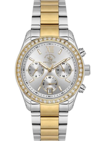 Santa Barbara Polo & Racquet Club SB.1.10579-3 Fonksiyonlu Kadın Kol Saati