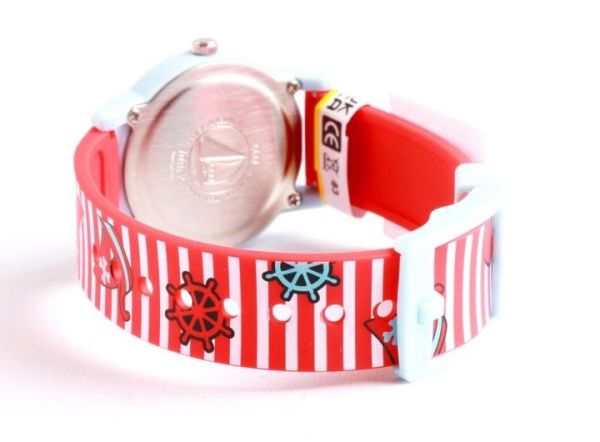 Q&Q V23A-018VY Gemi Dümen Desenli Çocuk Kol Saati