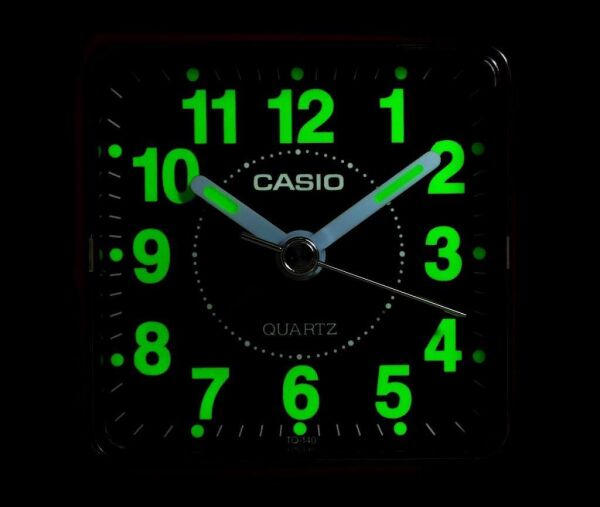 Casio TQ-140-1DF Siyah Beep Alarmlı Fosforlu Masa Saati
