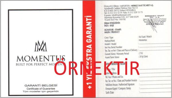 Momentus KC354R-04SR Erkek Kol Saati