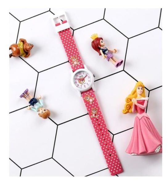 Q&Q V22A-012VY Ayıcık Desenli Çocuk Kol Saati