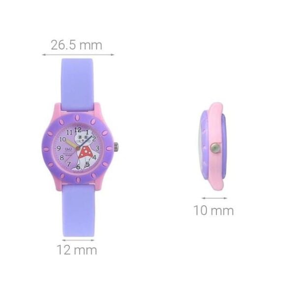 Q&Q VQ13J010Y Kedicik Desenli Çocuk Kol Saati