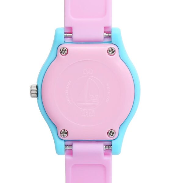 Q&Q VQ13J007Y 1-6 Yaş Ayçiçeği Desenli Silikon 10 Atm Su Geçirmez Çocuk Kol Saati