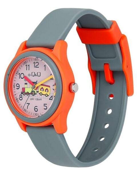 Q&Q VS59J008Y Tren Desenli Çocuk Kol Saati