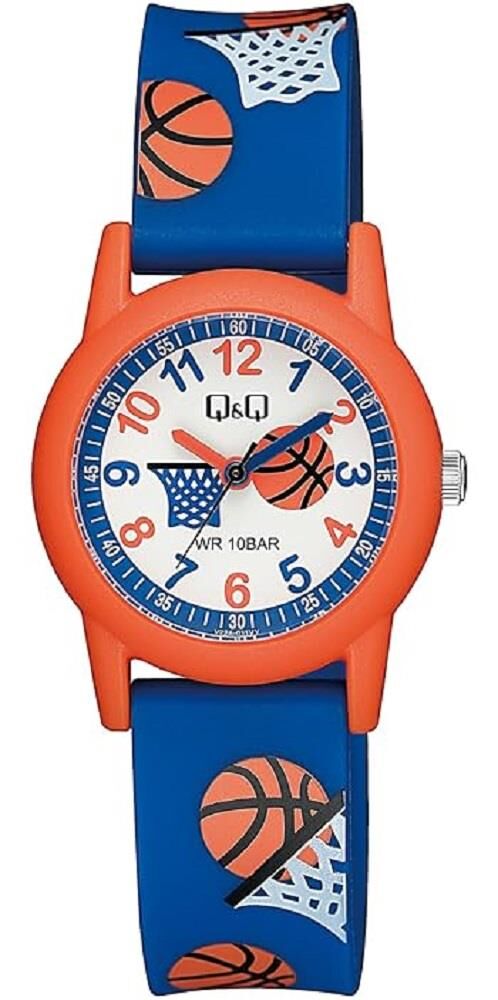 Q&Q V22A-011VY Basketbol Desenli Çocuk Kol Saati