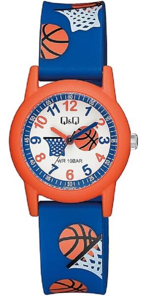 Q&Q V22A-011VY Basketbol Desenli Çocuk Kol Saati