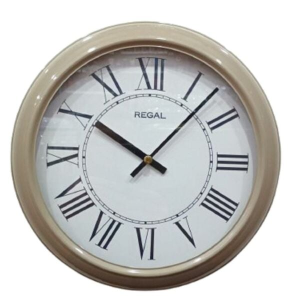 Regal 4290 EWR Özel Seri Metal Kasa Akar Sessiz Saniyeli Duvar Saati