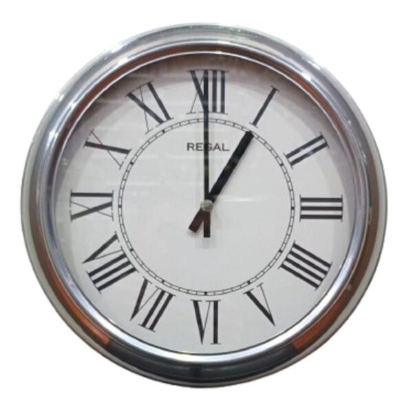 Regal 4290 SWR Özel Seri Metal Kasa Akar Sessiz Saniyeli Duvar Saati