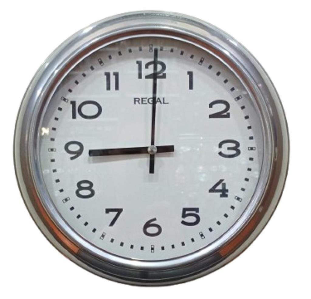 Regal 4290 SW Özel Seri Metal Kasa Akar Sessiz Saniyeli Duvar Saati