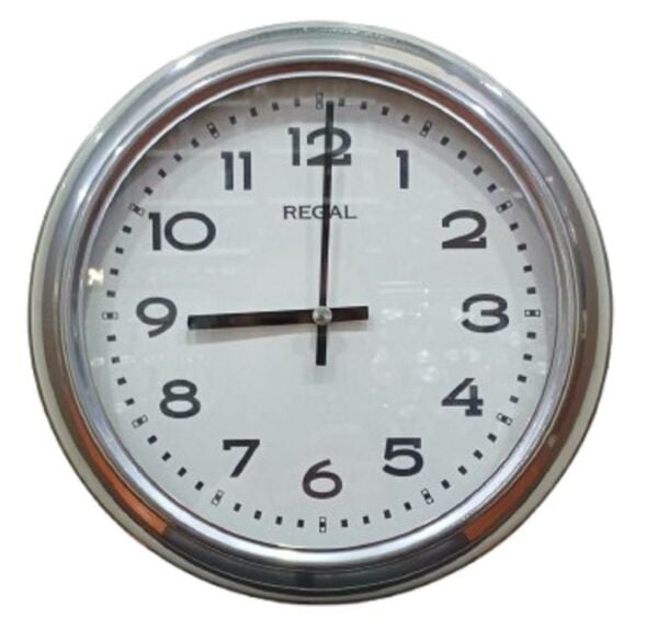 Regal 4290 SW Özel Seri Metal Kasa Akar Sessiz Saniyeli Duvar Saati