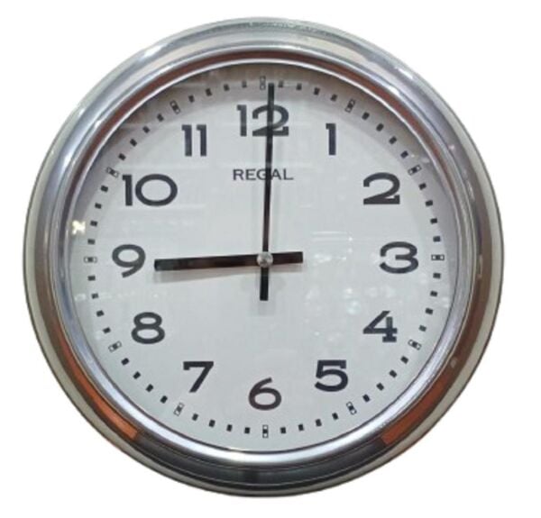 Regal 4290 SW Özel Seri Metal Kasa Akar Sessiz Saniyeli Duvar Saati
