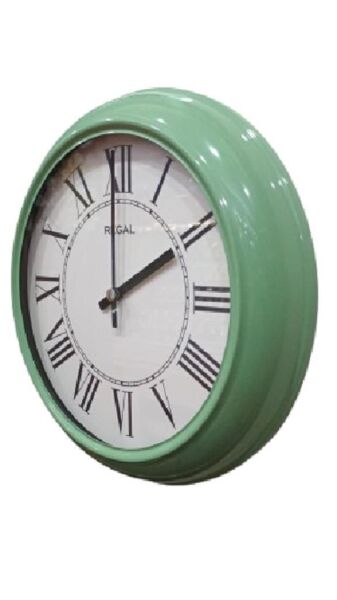Regal 4290 HWR Özel Seri Metal Kasa Akar Sessiz Saniyeli Duvar Saati