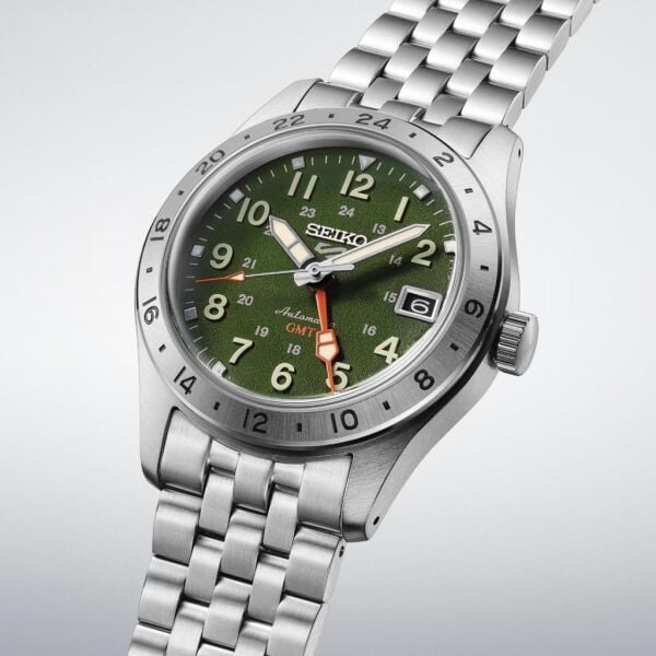 Seiko 5 HDB001K1 Field GMT Khaki Drill Otomatik Erkek Kol Saati
