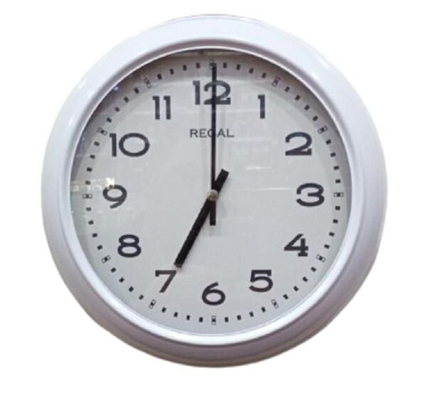 Regal 4290 WW Özel Seri Metal Kasa Akar Sessiz Saniyeli Duvar Saati
