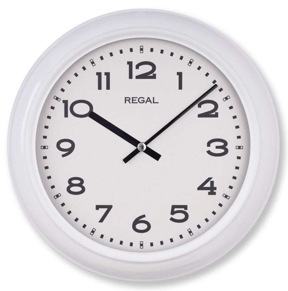 Regal 4290 WW Özel Seri Metal Kasa Akar Sessiz Saniyeli Duvar Saati