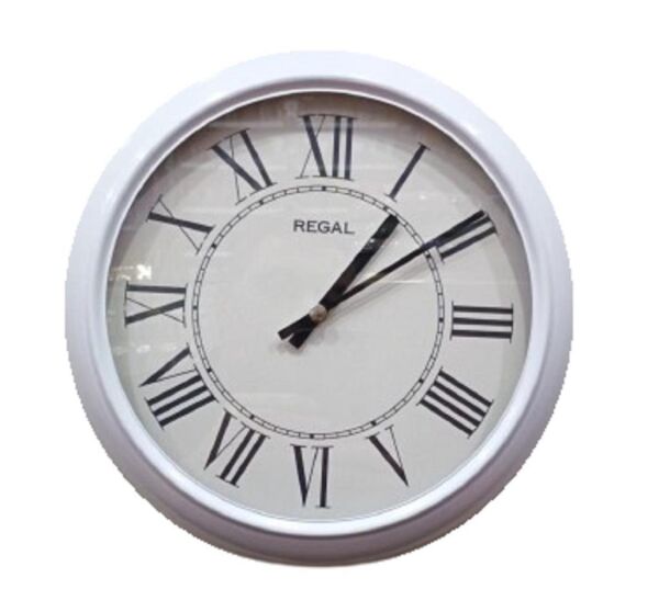 Regal 4290 WWR Özel Seri Metal Kasa Akar Sessiz Saniyeli Duvar Saati