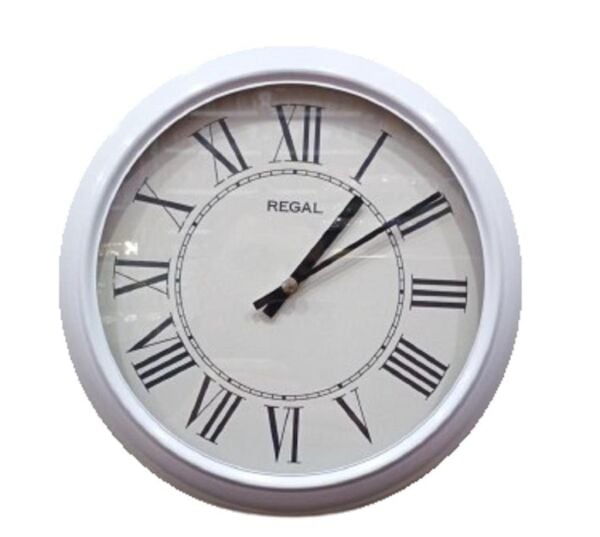 Regal 4290 WWR Özel Seri Metal Kasa Akar Sessiz Saniyeli Duvar Saati