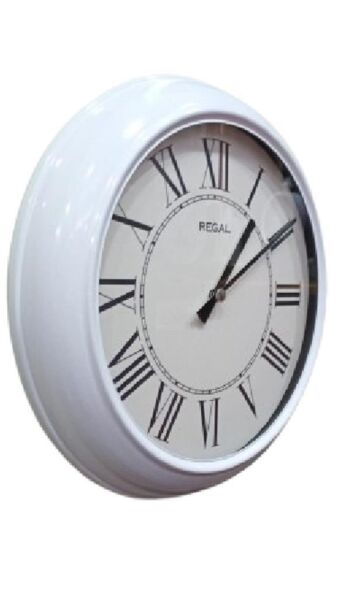 Regal 4290 WWR Özel Seri Metal Kasa Akar Sessiz Saniyeli Duvar Saati