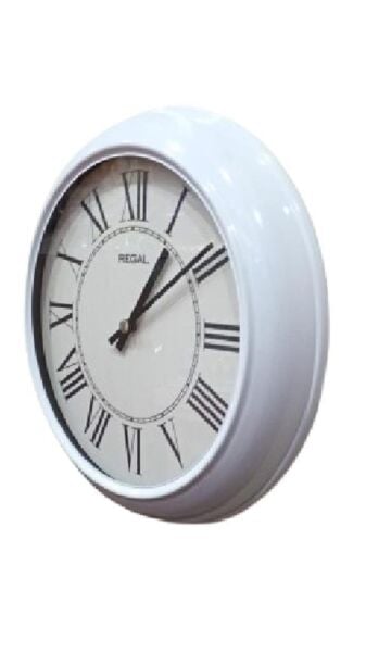 Regal 4290 WWR Özel Seri Metal Kasa Akar Sessiz Saniyeli Duvar Saati