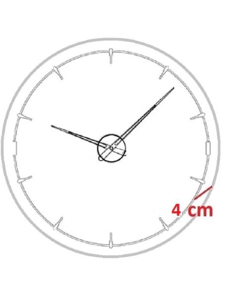 Klik Slim Renkli Rakamlı Çocuk Odası Duvar Saati