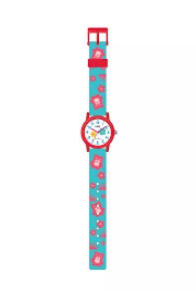 Q&Q V23A-003VY Çiçek Ayıcık Desenli Çocuk Kol Saati
