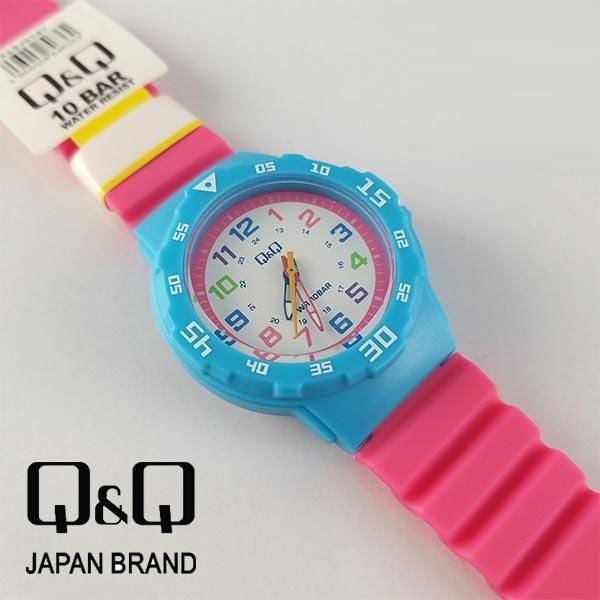 Q&Q VR19J014Y Renkli Rakamlı Çocuk Kol Saati