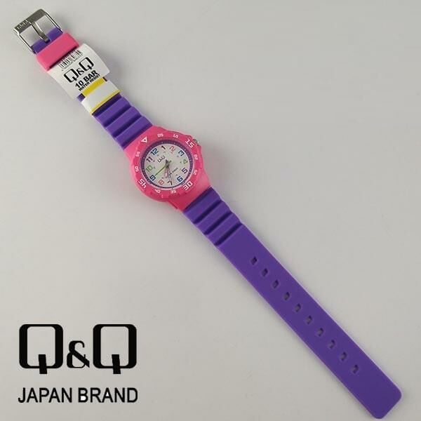 Q&Q VR19J013Y Renkli Rakamlı Çocuk Kol Saati