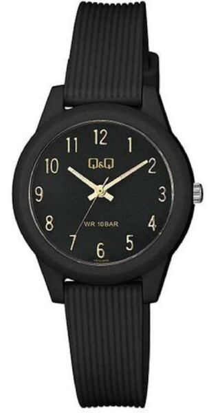 Q&Q VS13J009Y Siyah-Gold Çocuk Kol Saati