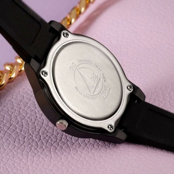 Q&Q VS13J009Y Siyah-Gold Çocuk Kol Saati