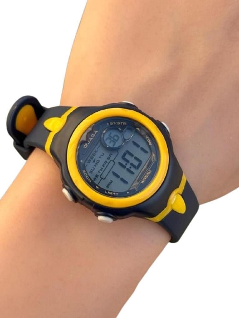 Jaga JL EM0861-0EEK-DS 640031 7-12 Yaş Alarm Kronometre Aydınlatmalı Çocuk Kol Saati