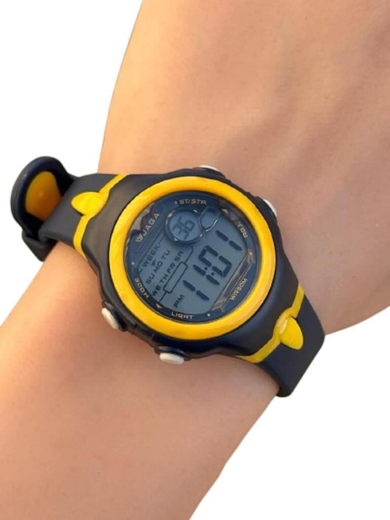 Jaga JL EM0861-0EEK-DS 640031 7-12 Yaş Alarm Kronometre Aydınlatmalı Çocuk Kol Saati