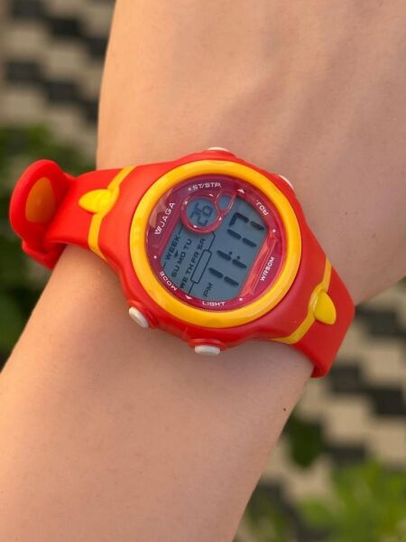 Jaga JL EM0861-0GGK-DS 640031 7-12 Yaş Alarm Kronometre Aydınlatmalı Çocuk Kol Saati