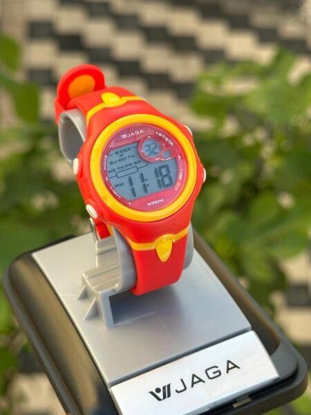 Jaga JL EM0861-0GGK-DS 640031 7-12 Yaş Alarm Kronometre Aydınlatmalı Çocuk Kol Saati