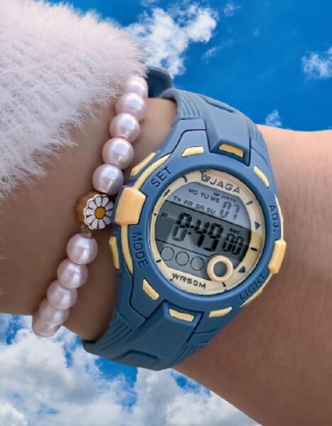 Jaga JL EM0998-0EEK-DS 640031 7-12 Yaş Alarm Kronometre Aydınlatmalı Çocuk Kol Saati