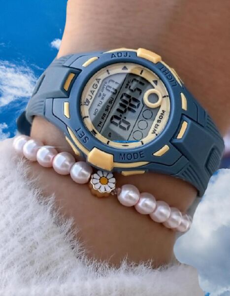 Jaga JL EM0998-0EEK-DS 640031 7-12 Yaş Alarm Kronometre Aydınlatmalı Çocuk Kol Saati