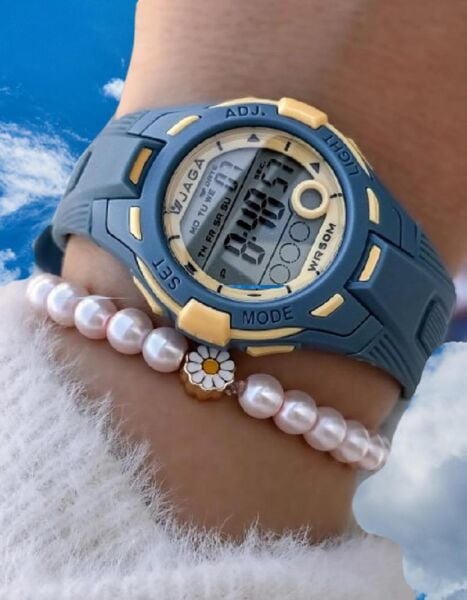 Jaga JL EM0998-0EEK-DS 640031 7-12 Yaş Alarm Kronometre Aydınlatmalı Çocuk Kol Saati