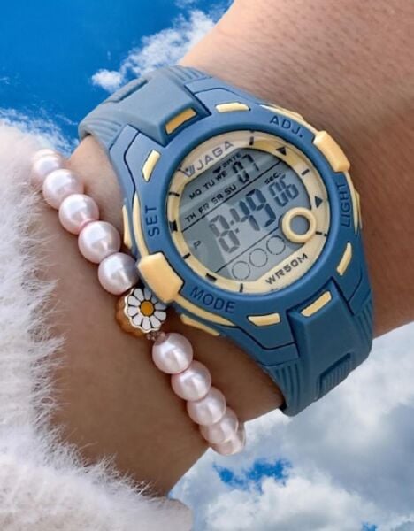 Jaga JL EM0998-0EEK-DS 640031 7-12 Yaş Alarm Kronometre Aydınlatmalı Çocuk Kol Saati