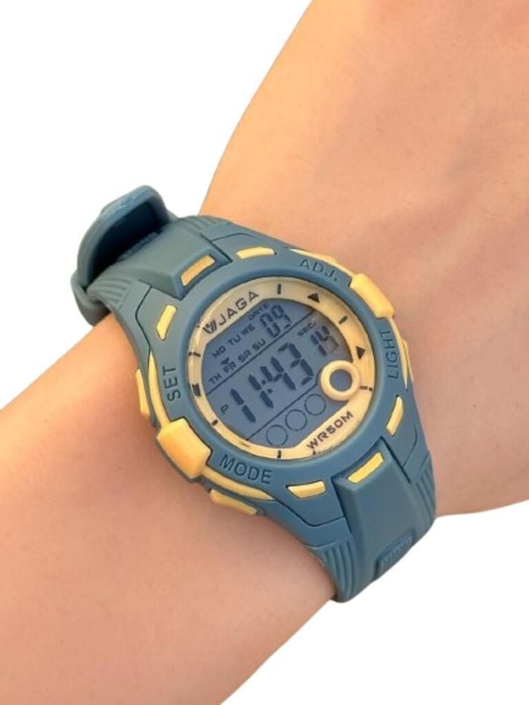 Jaga JL EM0998-0EEK-DS 640031 7-12 Yaş Alarm Kronometre Aydınlatmalı Çocuk Kol Saati