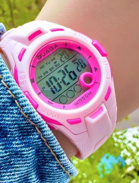 Jaga JL EM0998-0GGG-DS 640031 7-12 Yaş Alarm Kronometre Aydınlatmalı Çocuk Kol Saati