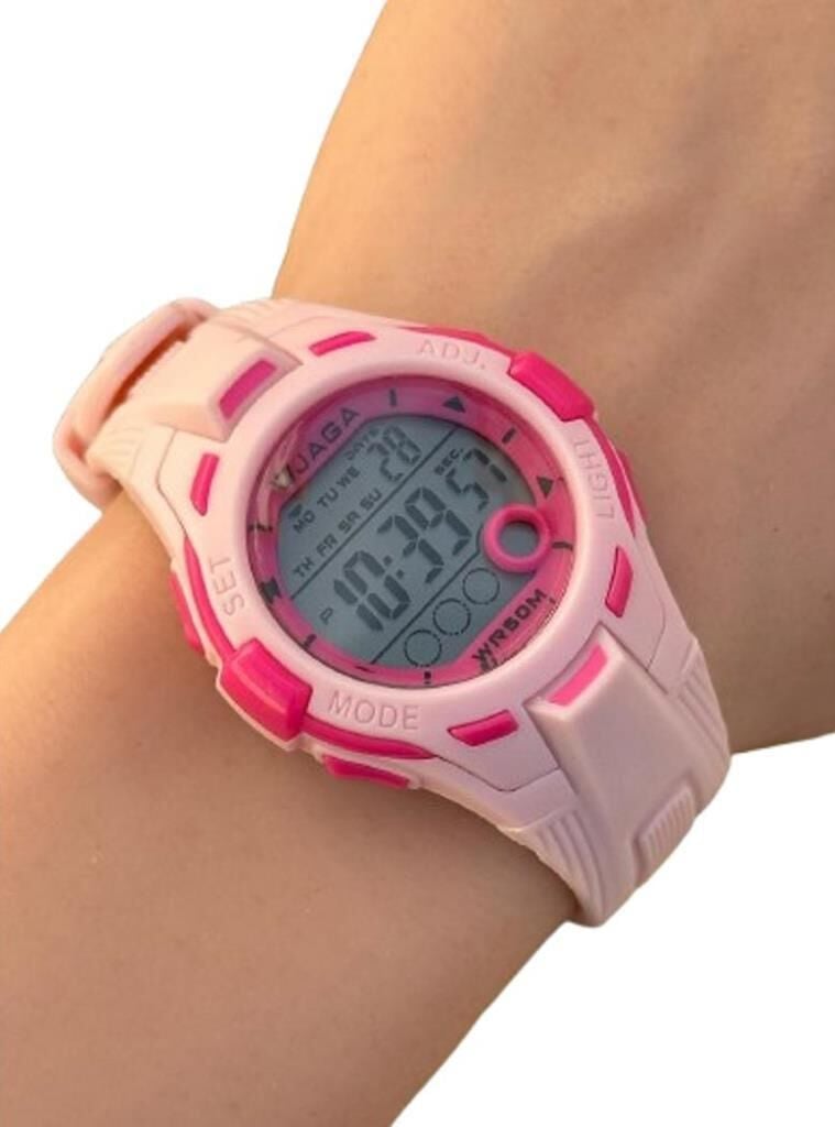 Jaga JL EM0998-0GGG-DS 640031 7-12 Yaş Alarm Kronometre Aydınlatmalı Çocuk Kol Saati