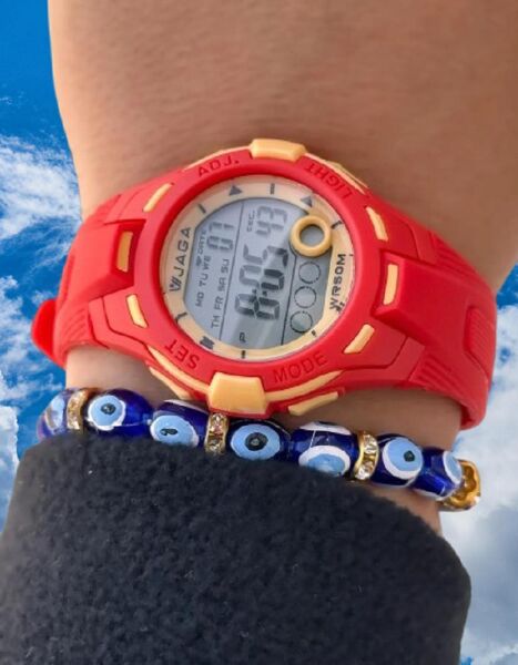 Jaga JL EM0998-0GGK-DS 640031 7-12 Yaş Alarm Kronometre Aydınlatmalı Çocuk Kol Saati