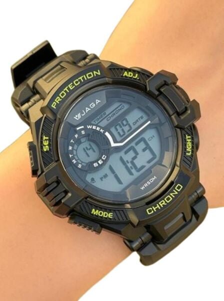 Jaga JL EM1134-0AAA 640041 Alarm Kronometre Aydınlatmalı Dijital Genç Kol Saati