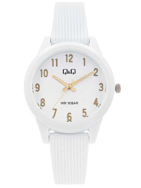 Q&Q VS13J008Y Beyaz-Gold Çocuk Kol Saati