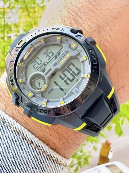Jaga JL EM1171-0AKA 640041 Alarm Kronometre Aydınlatmalı Dijital Genç Kol Saati