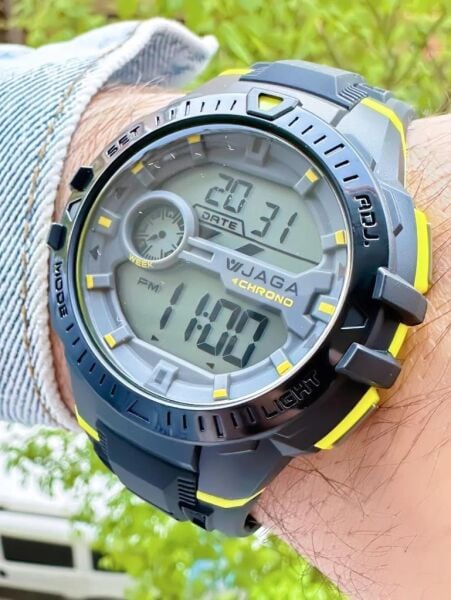 Jaga JL EM1171-0AKA 640041 Alarm Kronometre Aydınlatmalı Dijital Genç Kol Saati